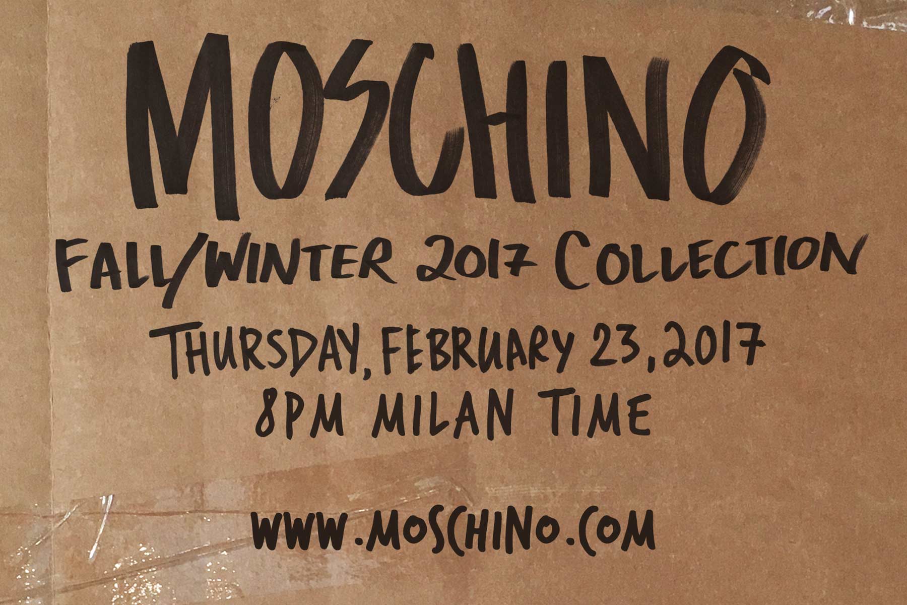 Watch: Moschino Autumn/ Winter 2017 Live Stream - FirstClasse
