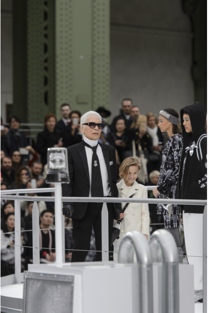 With bouffants and silver boots, Chanel rockets back to the early