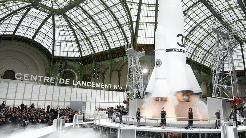 Chanel Takes on Space Travel for Fall 2017