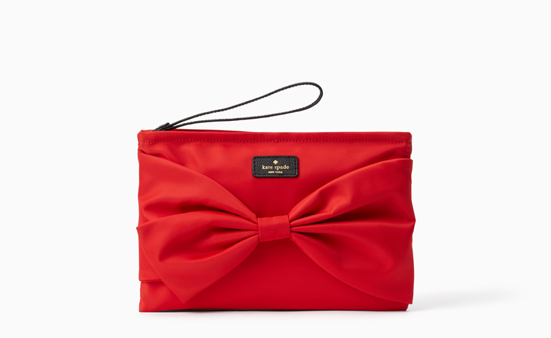 Cherry Liqueur Nylon Wristlet, Kate Spade 