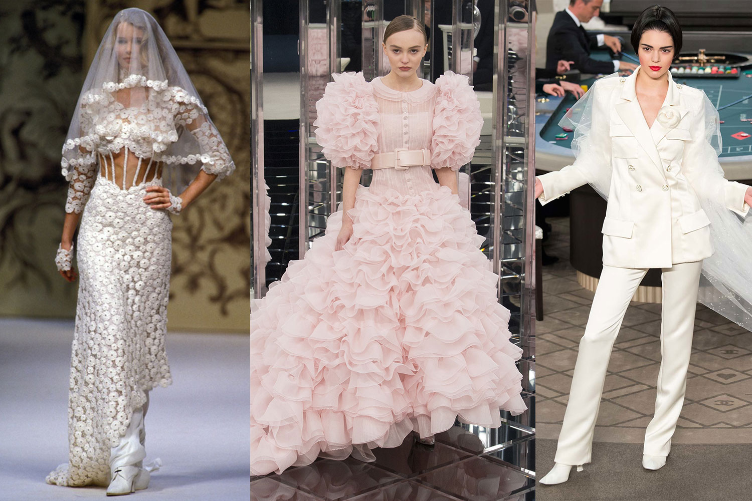 All the Chanel Couture Brides Throughout History