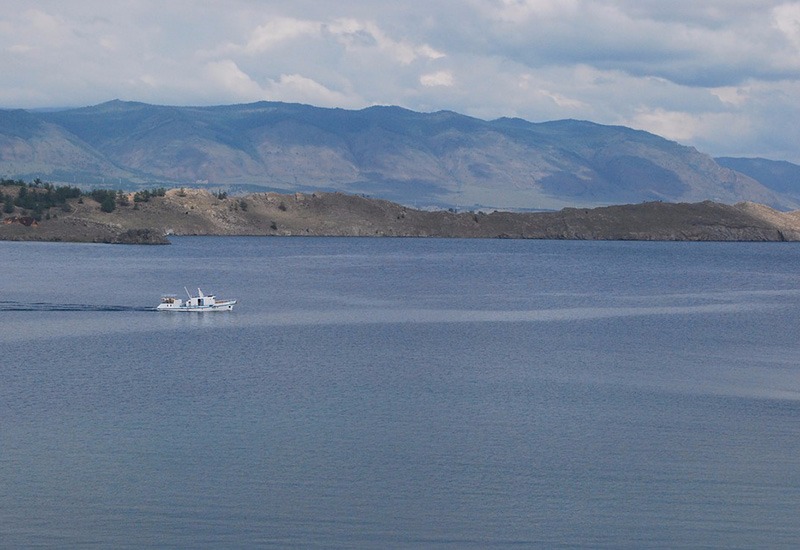 Largest freshwater lake in the world - Lake Baikal, Siberia