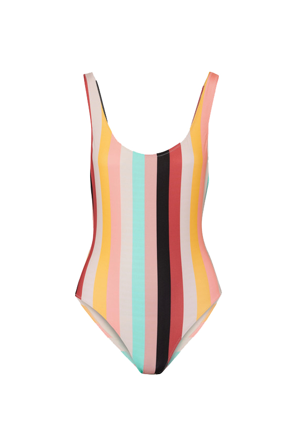 The Anne-Marie Striped Swimsuit, Solid and Striped