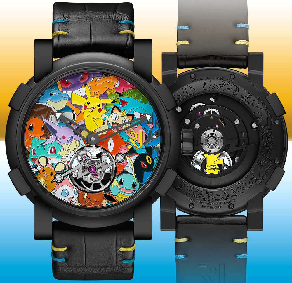 There S Only One Of This Us 0 000 Romain Jerome Tourbillon Pokemon In The World Firstclasse