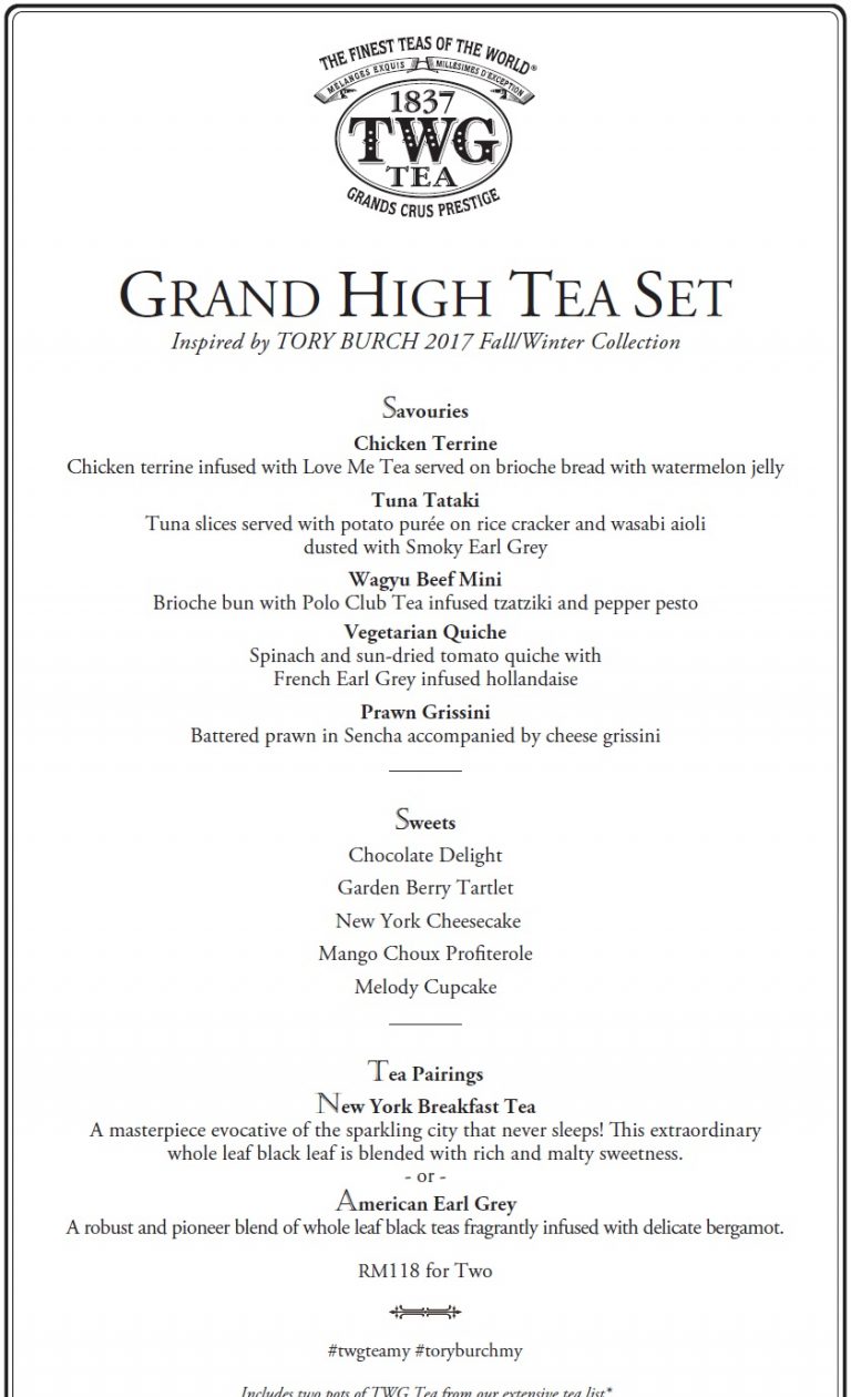 Tory Burch X TWG Tea’s high tea set is what your Instagram feed needs