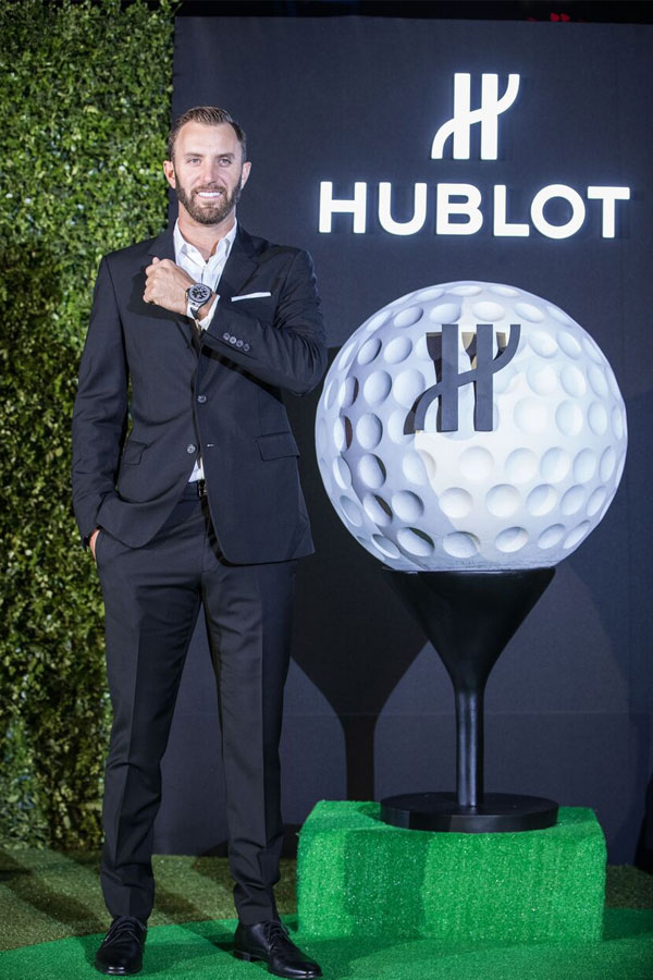 Dustin johnson hublot hot sale