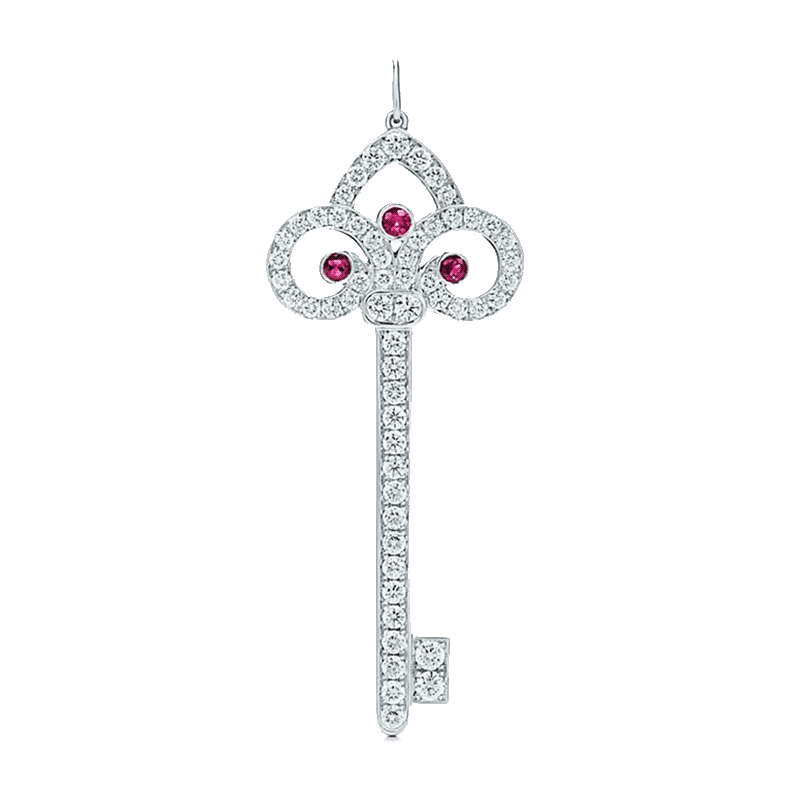 Tiffany & Co. Tiffany Fleur de Lis Key Pendant