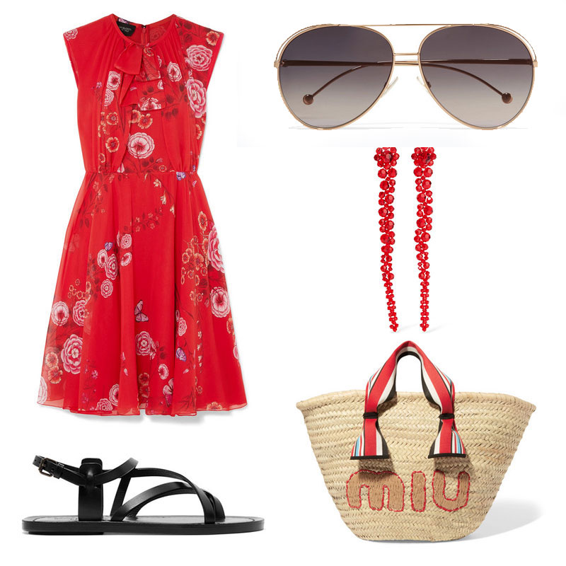 How to match your floral dresses like these fashionistas