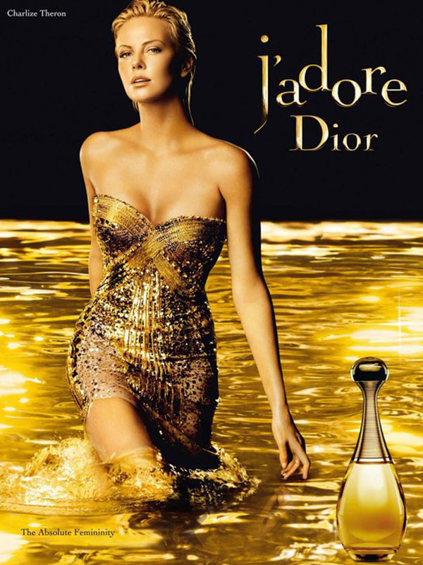 dior gold advert