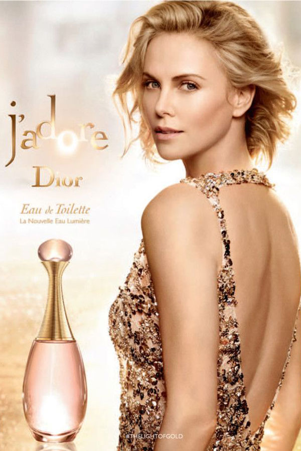 Carmen kass christian dior jadore perfume by Dior