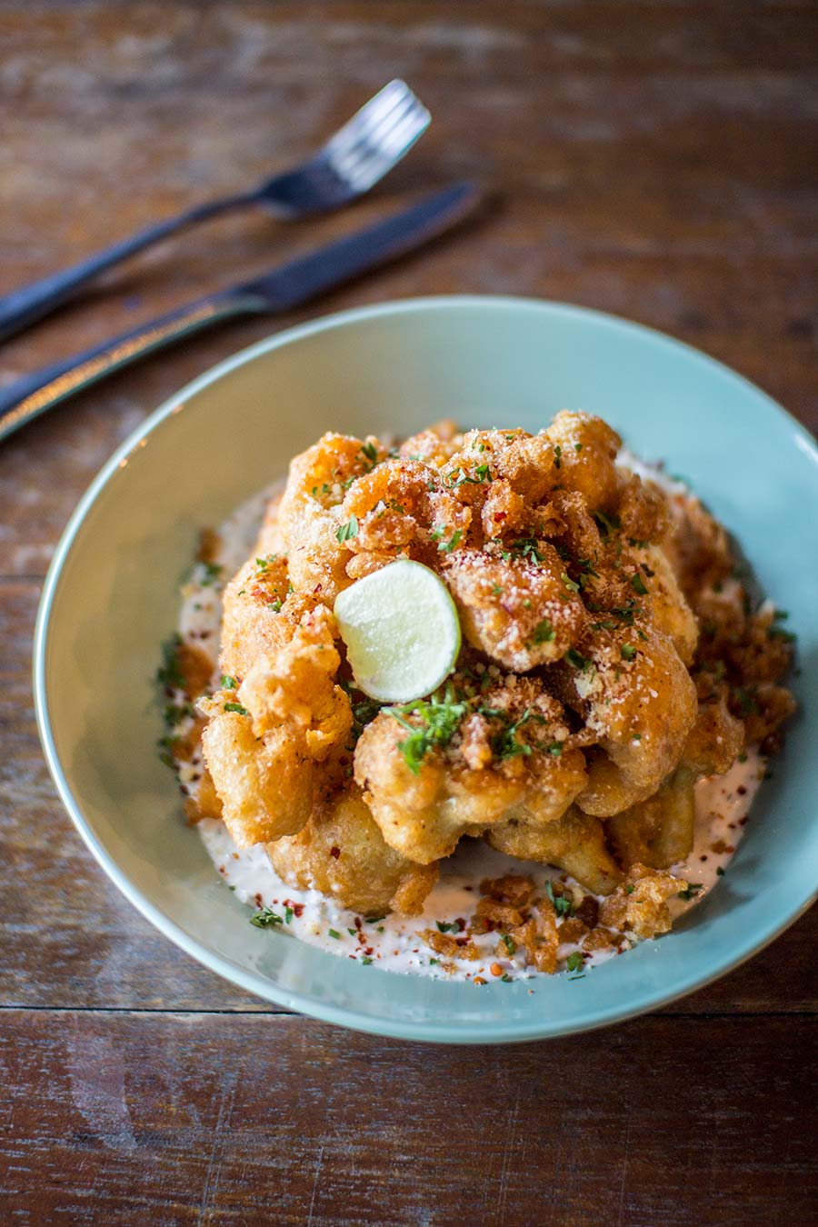 Crispy parmesan cauliflower (RM 22)