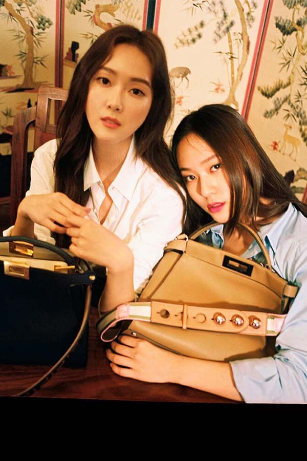 Jessica & Krystal Jung's Fendi Peekaboo Campaign