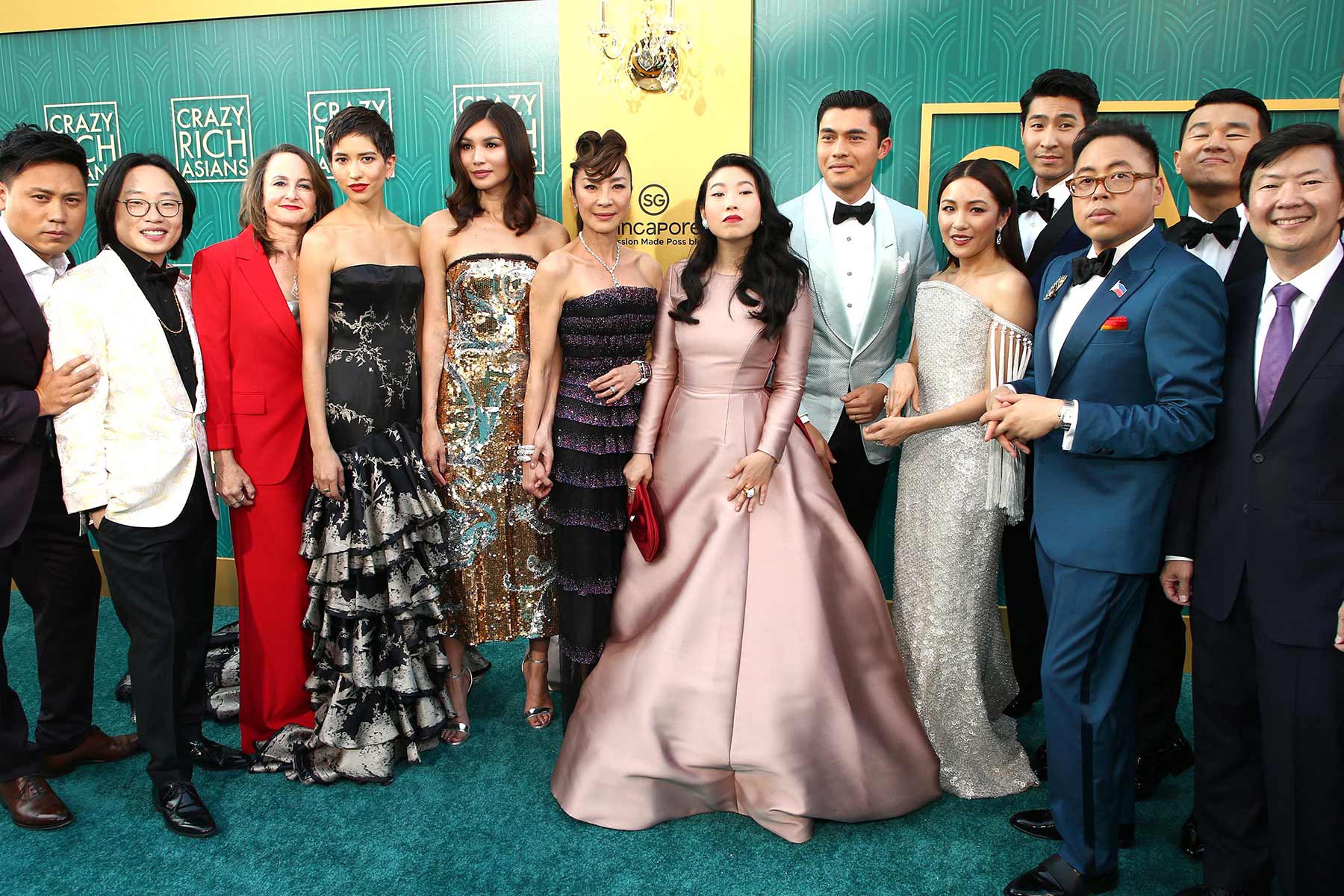 All the glitz and all the glamour from the Crazy Rich Asians’ premiere