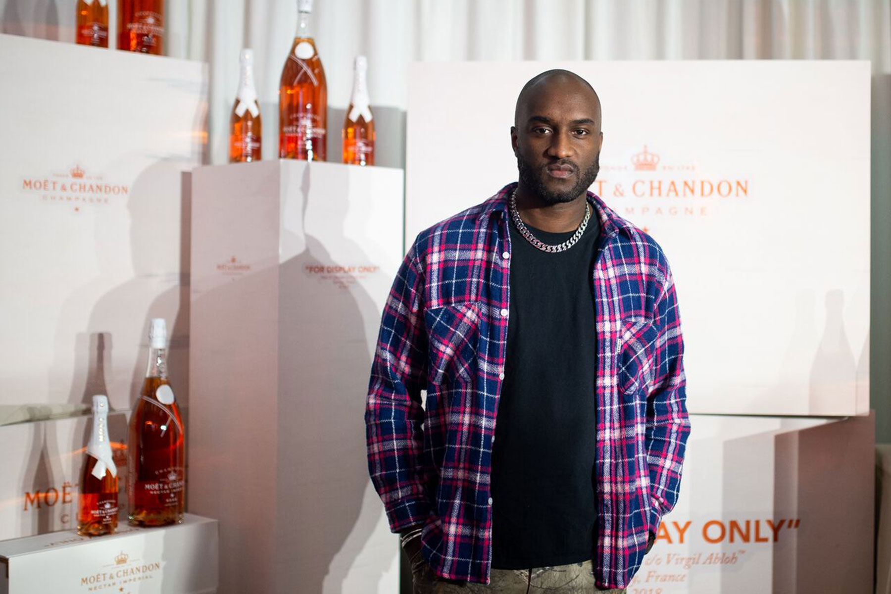 Virgil Abloh and Moët & Chandon Celebrate Their New Limited-Edition Bottle