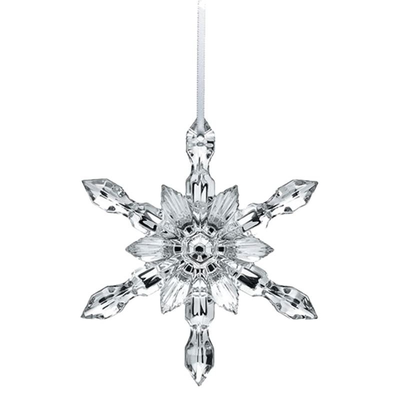 Baccarat Christmas Snowflake Decoration