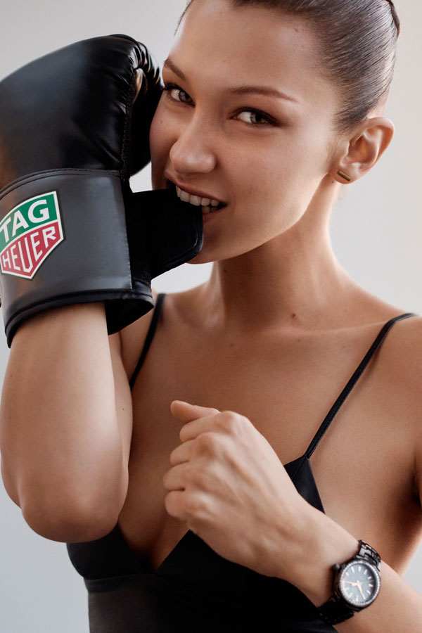 Bella Hadid TAG Heuer