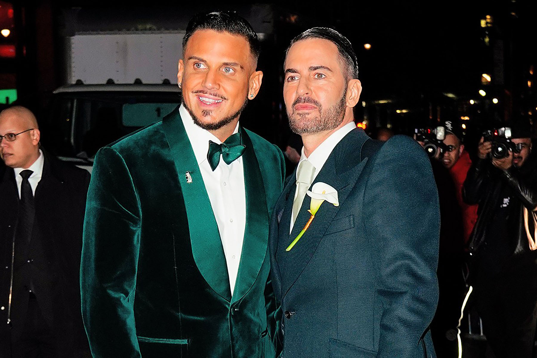Marc Jacobs and his fiance Char Defrancesco look effortlessly