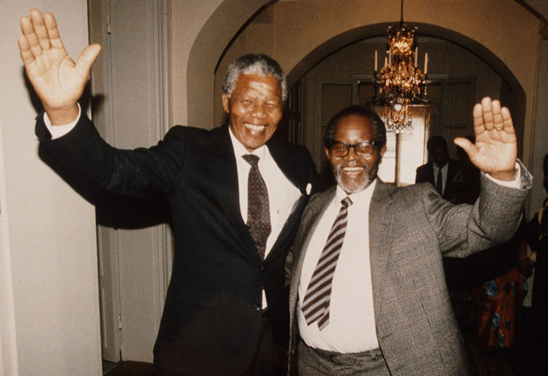 Nelson Mandela and Oliver Tambo