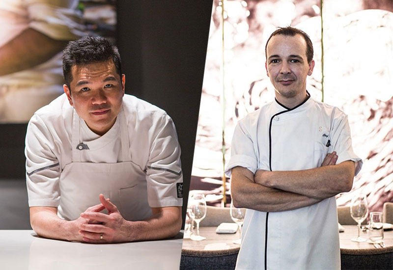 Chefs Darren Chin and Evert Onderbeke teamed up for a Les Copains four hands dinner