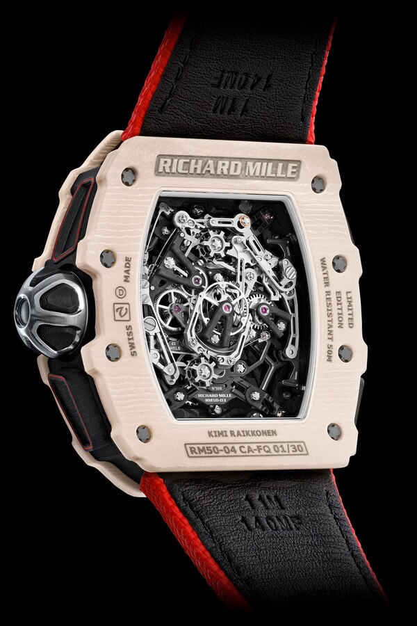 Richard Mille partners Kimi R ikk nen to unveil new RM50 04