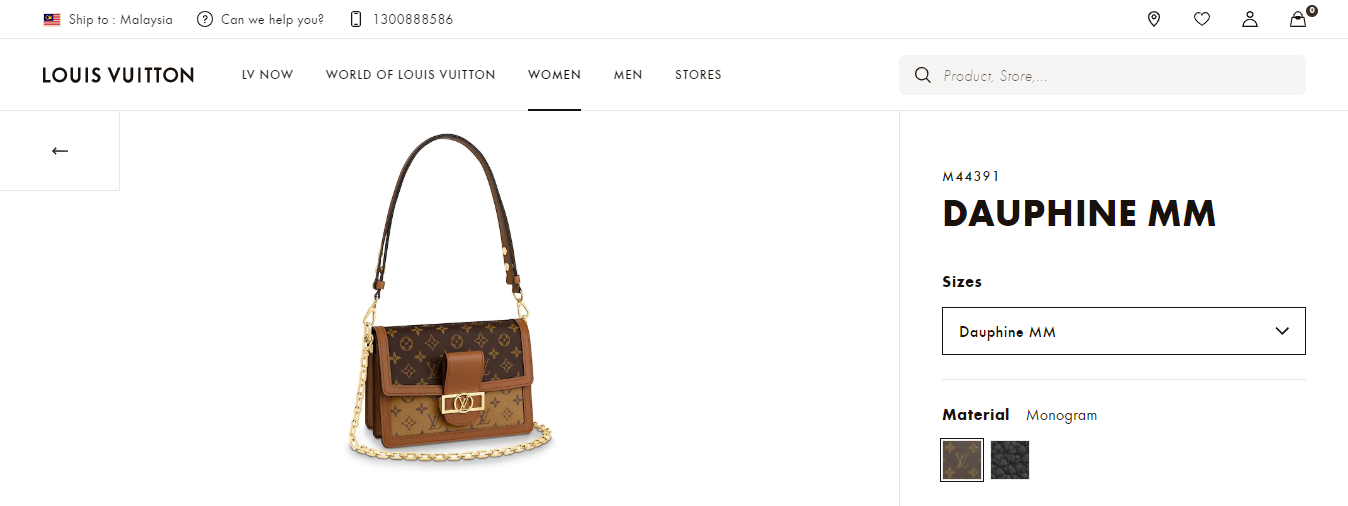 Louis Vuitton launches online store in Malaysia