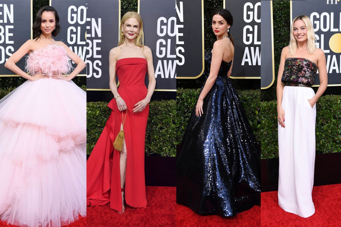 The most glamourous red carpet looks at the 2019 Golden Globe Awards