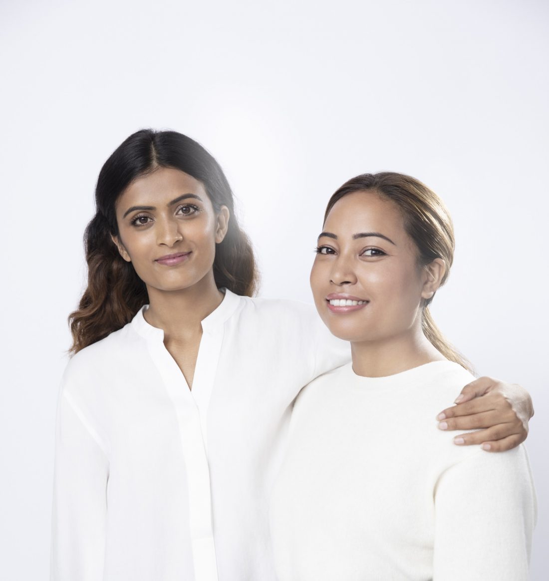 Ms. Pratiksha Pandey (L) and Ms. Binita Shrestha (R), 2020 Award Recipients of the ‘Power of Radiance Awards’