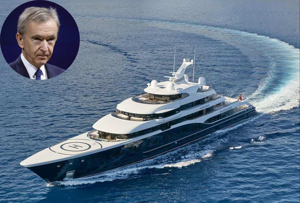 bernard arnault yacht inside