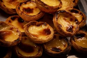 The creamy egg tarts Portugal is known for - pastel de nata