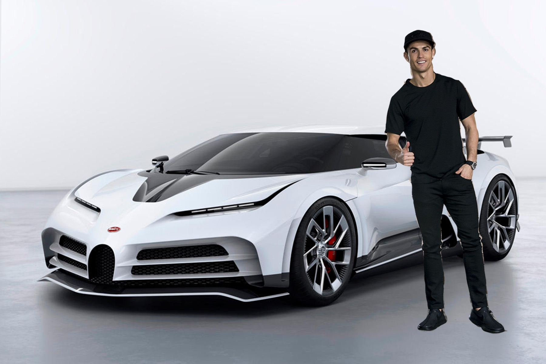 bugatti ronaldo new car