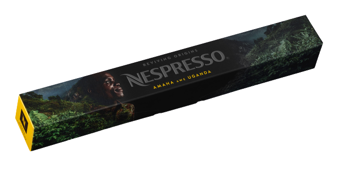 Nespresso Reviving Origins: AMAHA awe UGANDA Capsule Sleeve