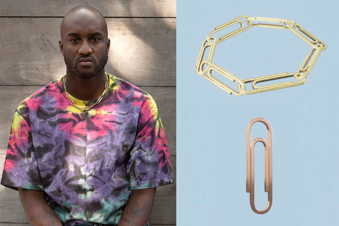 Virgil Abloh Jacob & Co Office Supplies Paperclip Gold