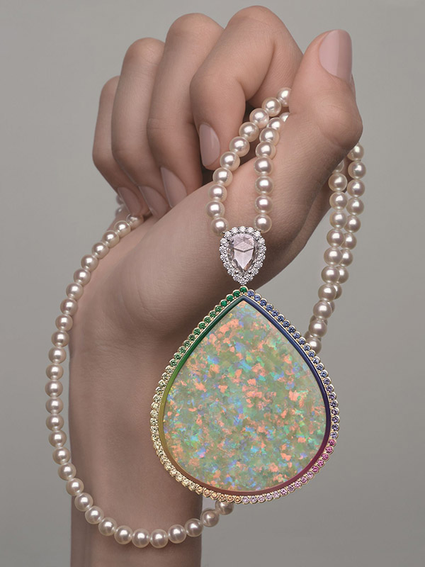 Barocko High Jewellery Necklace with Coloured Gems