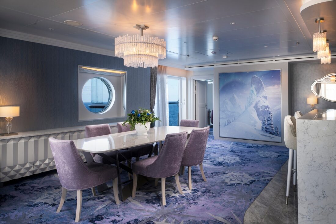 Elsa Royal Suite Dining Area