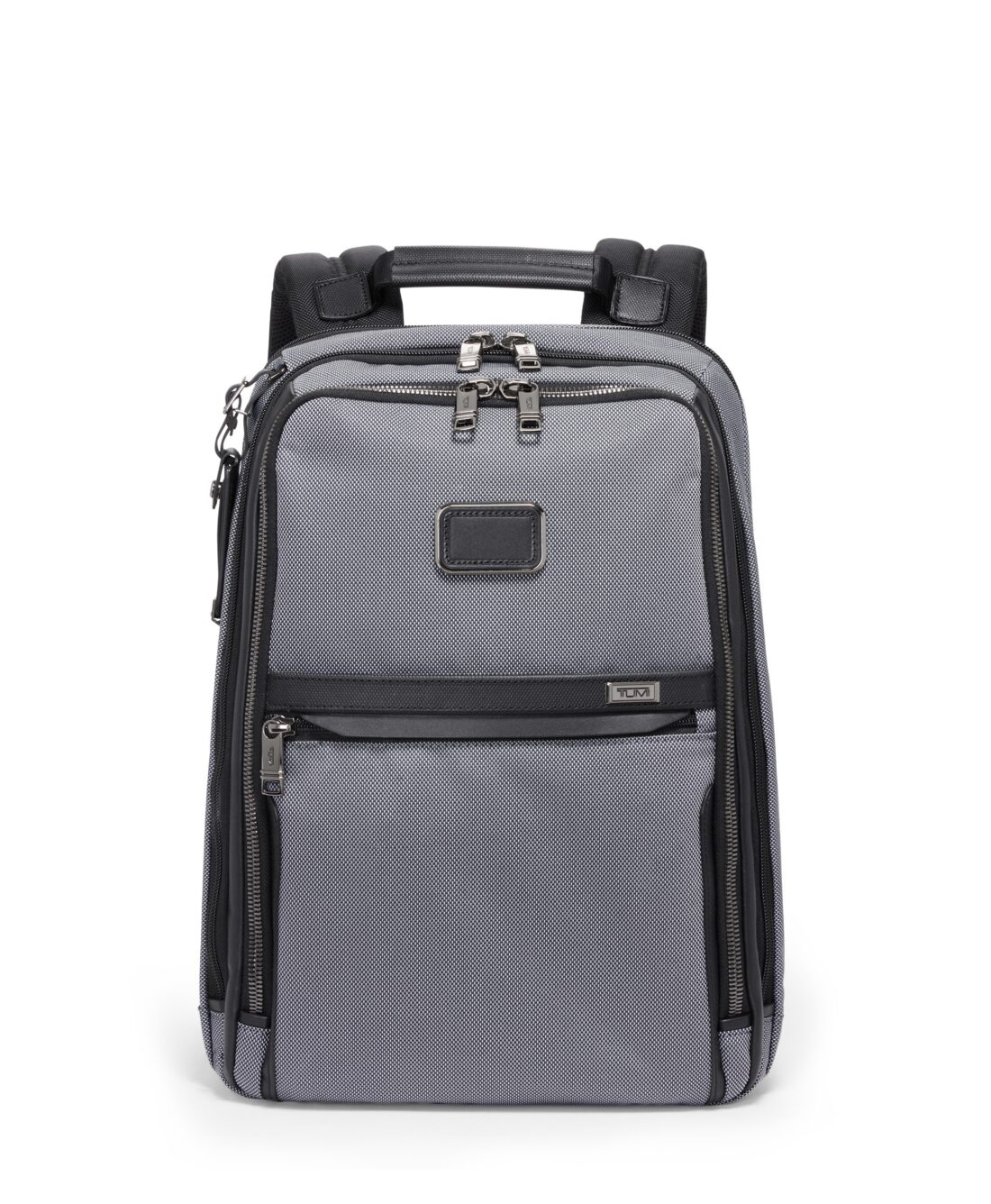 Alpha X Slim Backpack in Meteor Grey.