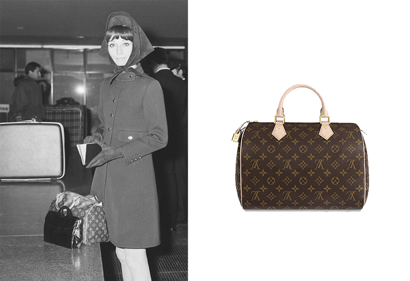 DAY 6 OF 25, THE HISTORY OF LOUIS VUITTON SPEEDY, AUDREY HEPBURN, LV  KEEPALL