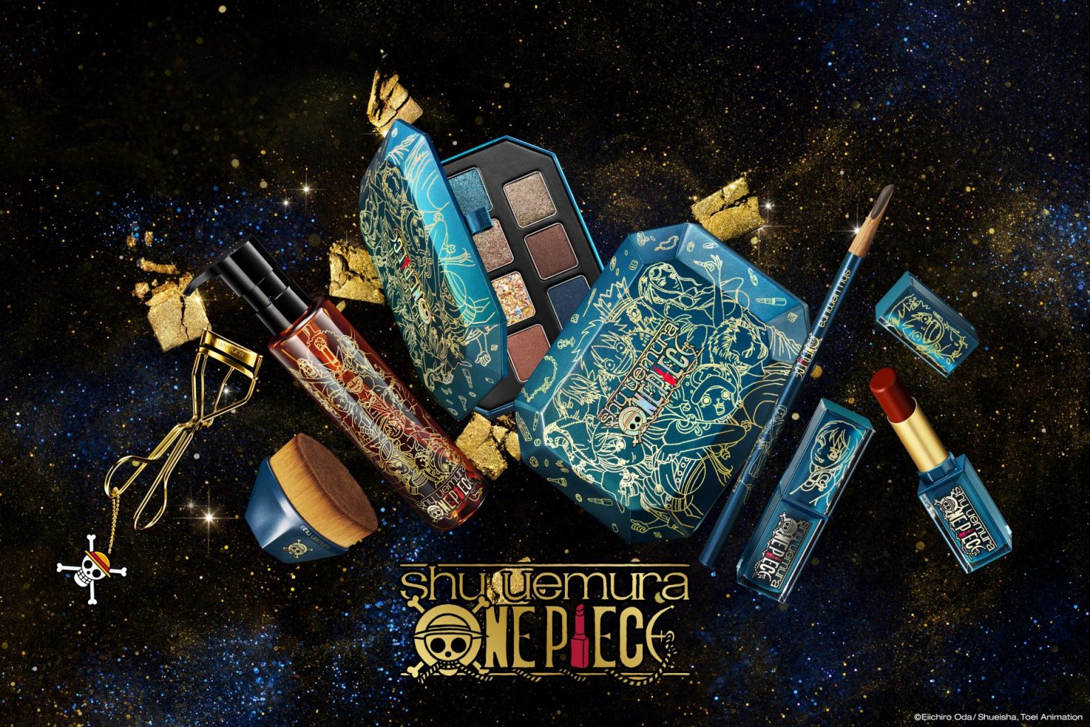 The Shu Uemura x ONE PIECE collection is the ultimate makeup treasure