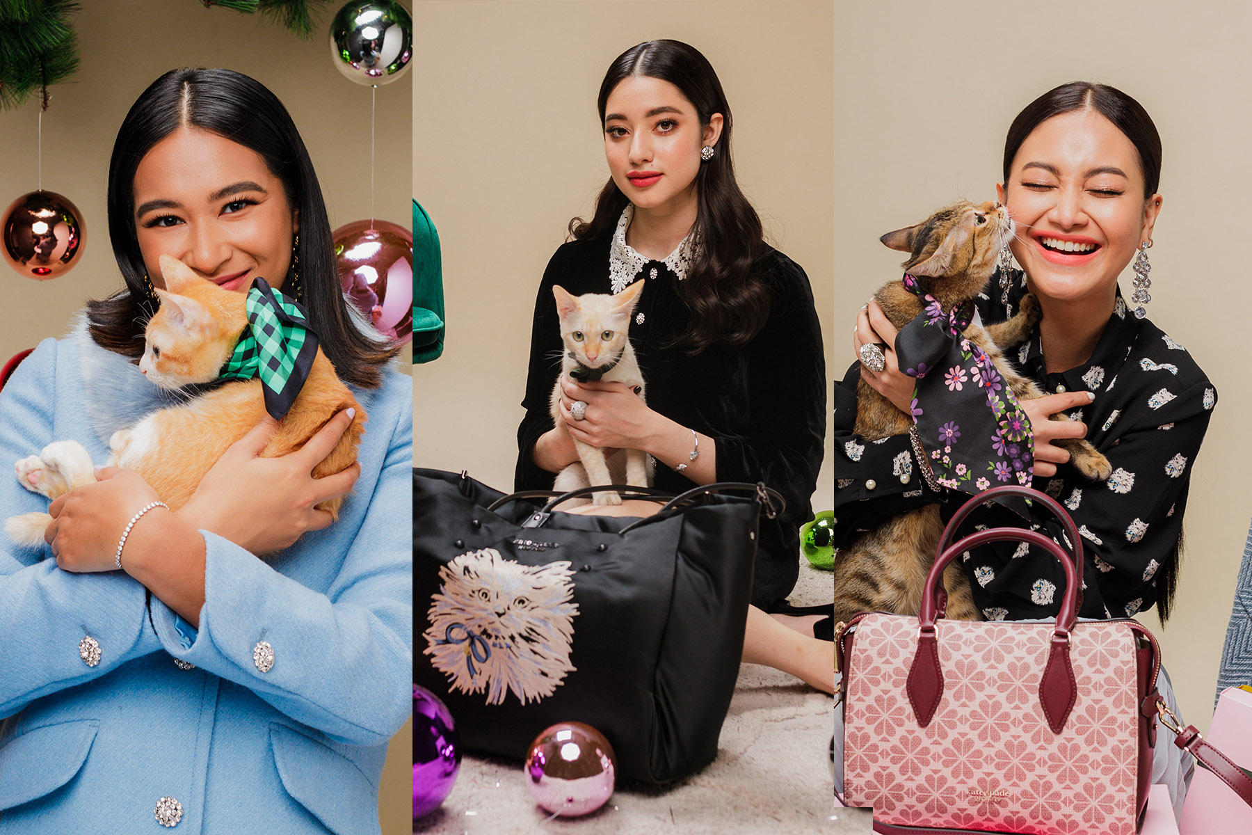 Kate Spade New York ushers the holidays with cats and KL's most stylish