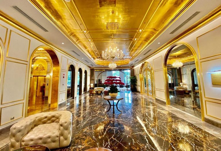 All That Glitters Is Gold At This 24k Gold Hotel In Hanoi, From The 