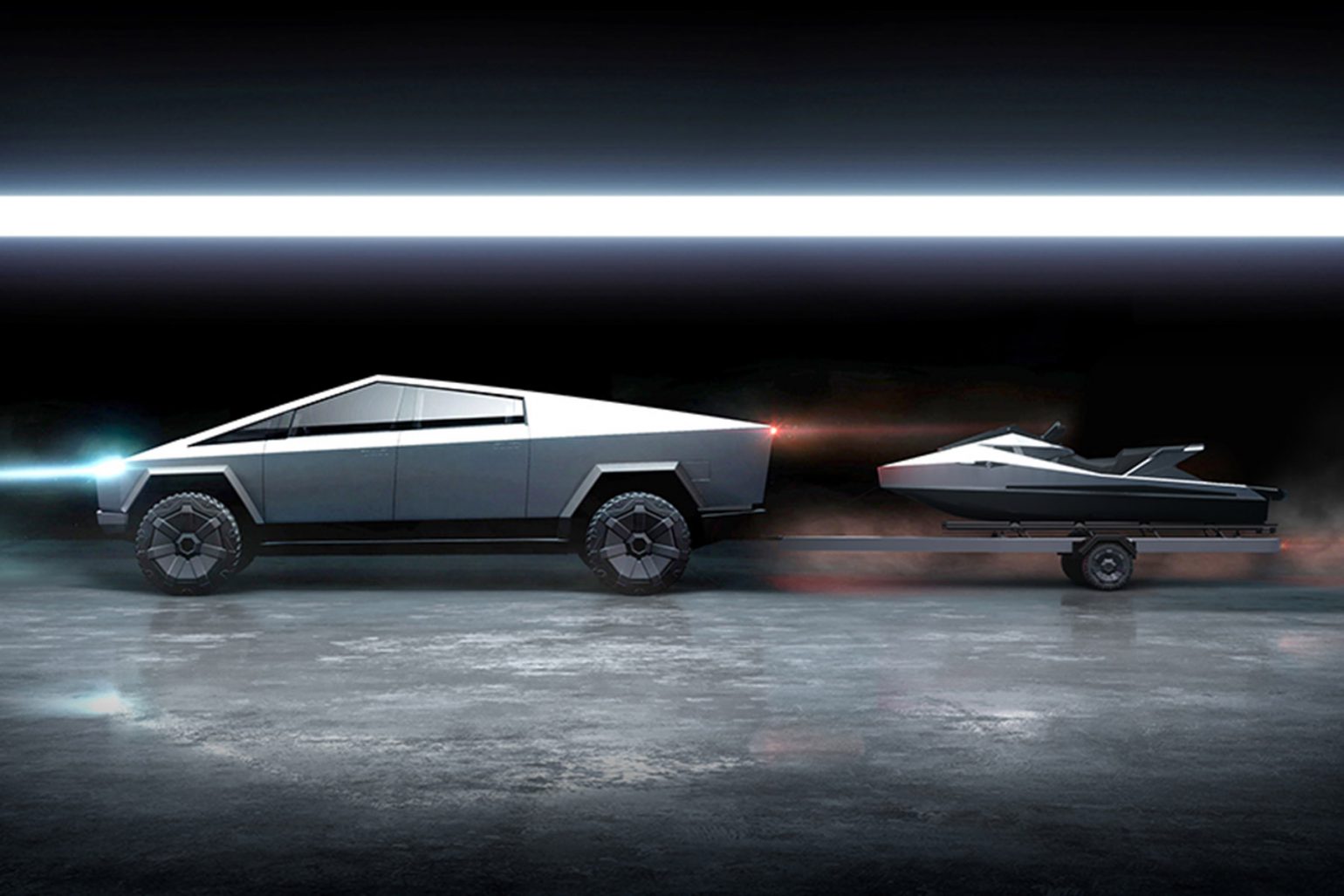 This Narke GT95 electric jet ski is made to complement Tesla’s Cybertruck