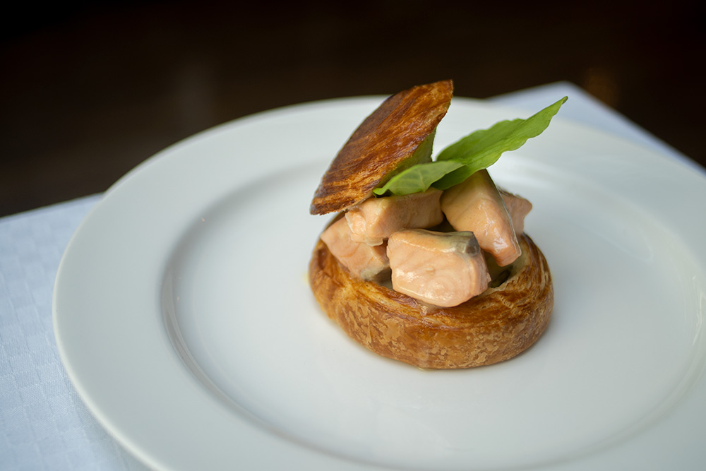 Salmon Oseille Vol au Vent