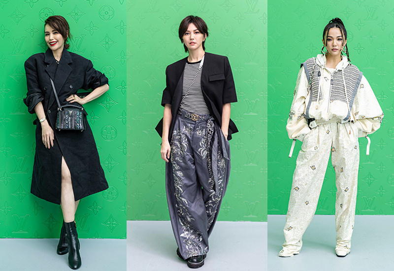 Louis Vuitton makes green screens fashionable in first physical show backed  by SG skyline