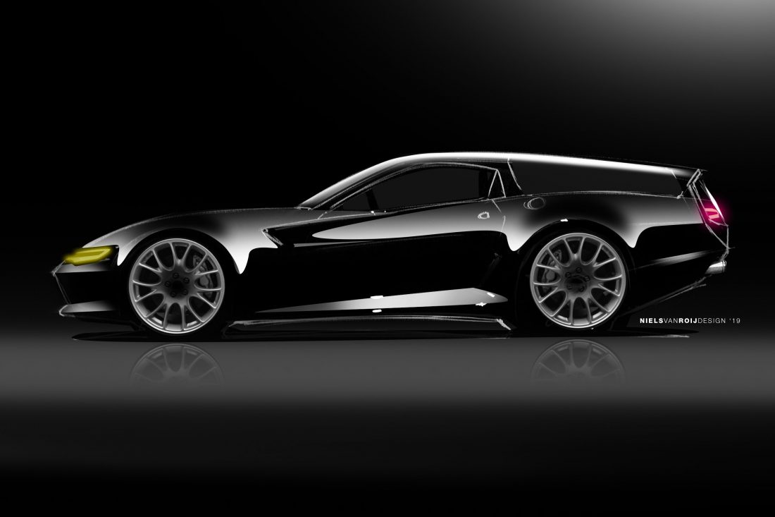 Niels van Roij designs a shooting brake for Ferrari Daytona