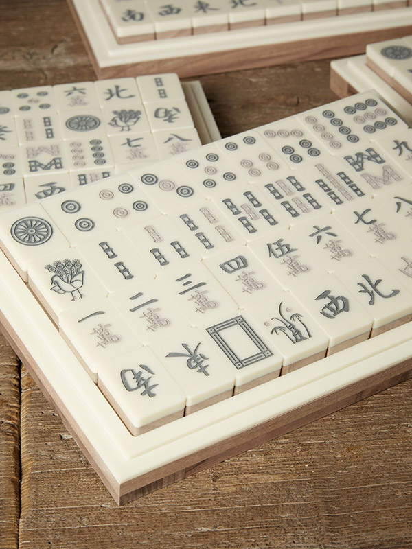 Mahjong, Professional Chinese Mahjong Game Set, Classic Mahjong Set  Family Play, Portable Majiang Set With 144 Numbered Tiles Tw