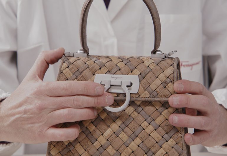 Salvatore Ferragamo's Earth Top Handle Bag is its hymn to the