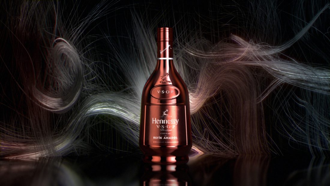 Thanks to Refik Anadol, we can visually see how Hennessy VSOP Privilege