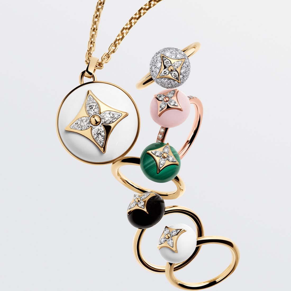 New Louis Vuitton jewellery and watches added to the Blossom collection