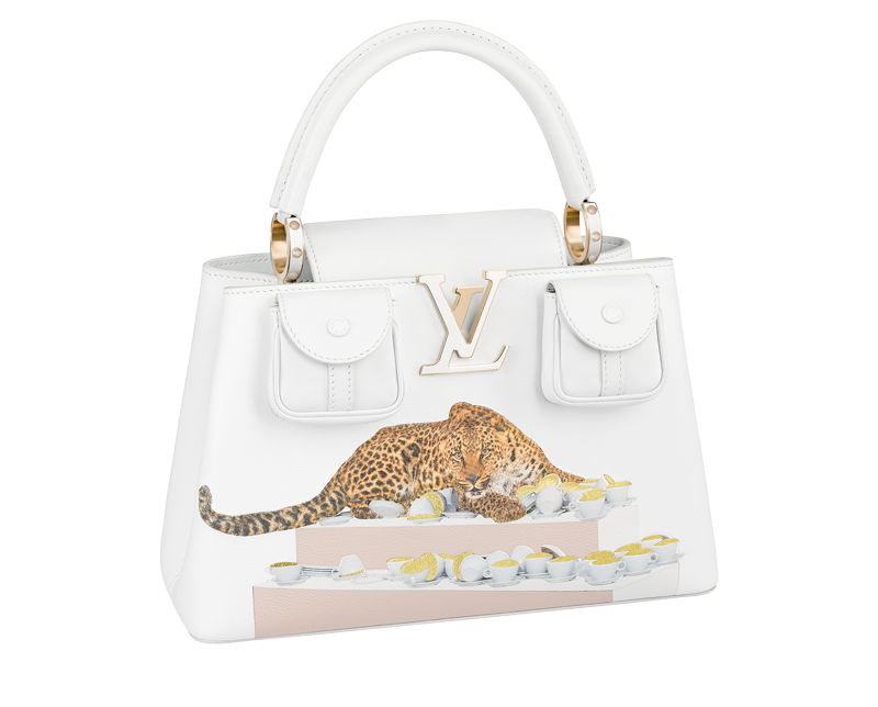 Women's Louis Vuitton Capucines MM Bag Paola Pivi's Top Handle Handbag