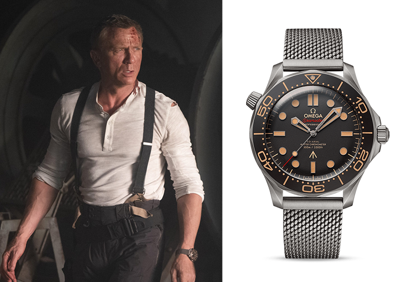 Try and spot these Omega watches in No Time To Die