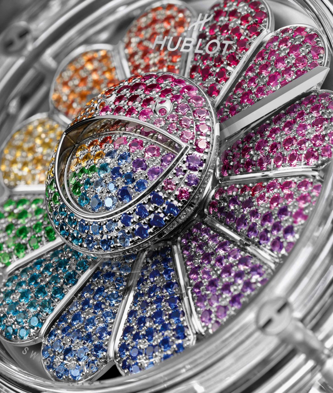 Hublot's Classic Fusion gets a beaming rainbow spin from Takashi Murakami